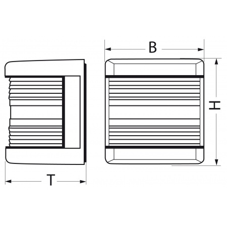 HELLA MARINE Bi-Color Positionslaterne Serie 2984 - Gehäuse in schwarz oder weiß erhältig